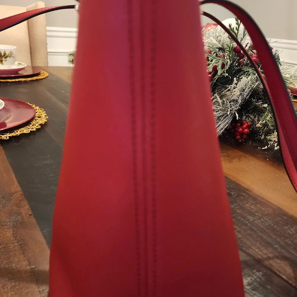 Michael Kors Red Tote Bag - Picture 7 of 16
